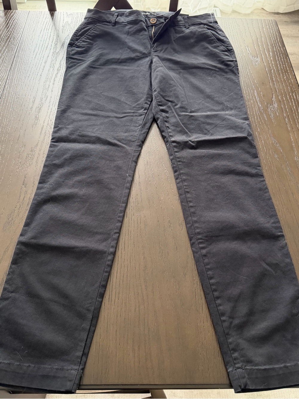 Women's Old Navy Skinny Black Khakis Size 8 (Two Pairs)